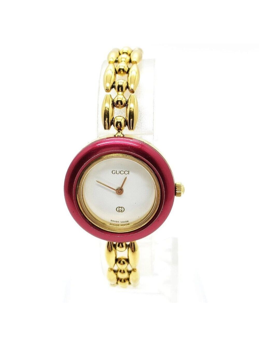 Gucci Watch 263734 25mm Women's Whites X Gold 597-070225